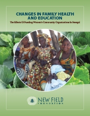 Changes in Family Health and Education: The Effects of Funding Women's Community Organizations in Senegal